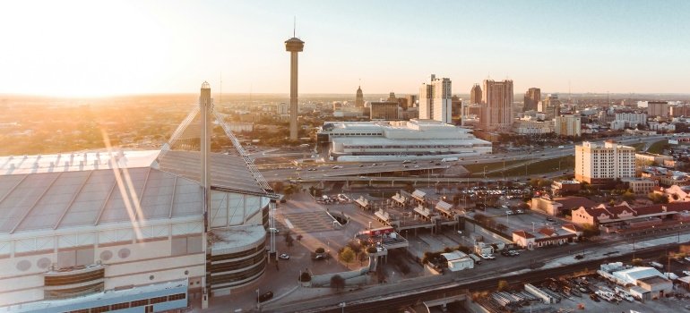 the city of San Antonio 