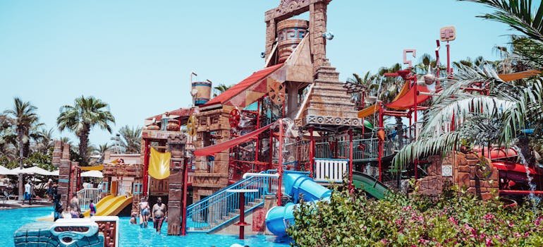 A picture of the waterpark