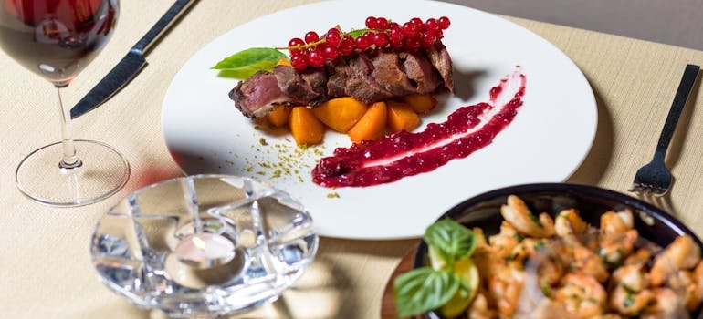 A plate with culinary delights in towns around San Antonio