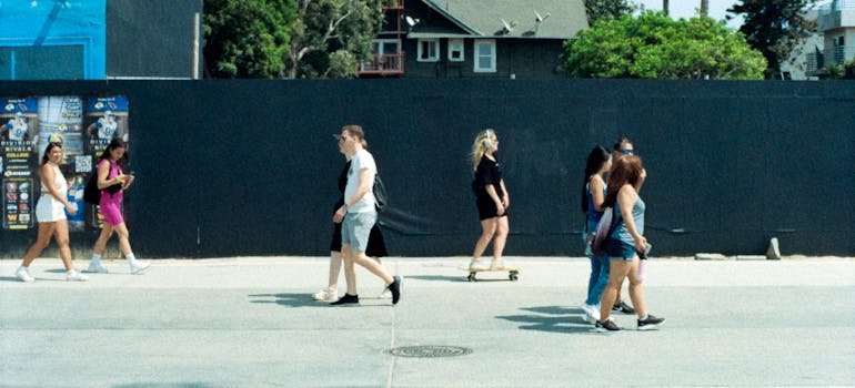 People on the street