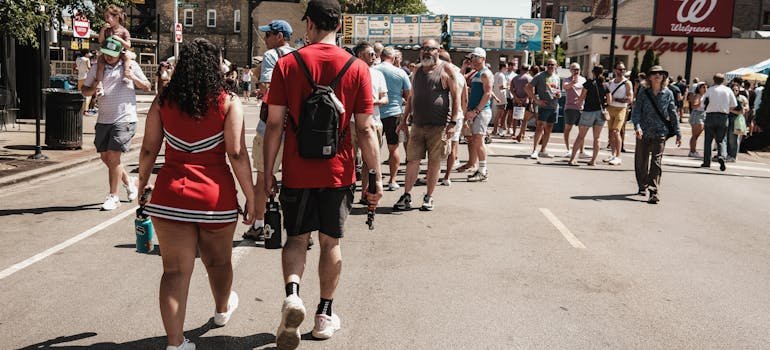 People on the street