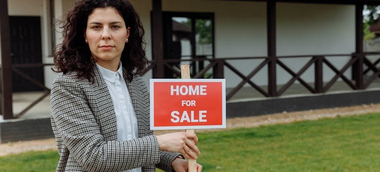 Home for sale sign