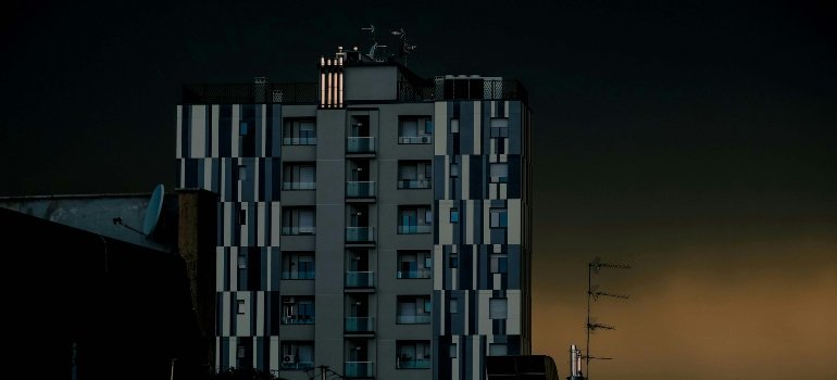 the picture of the city building